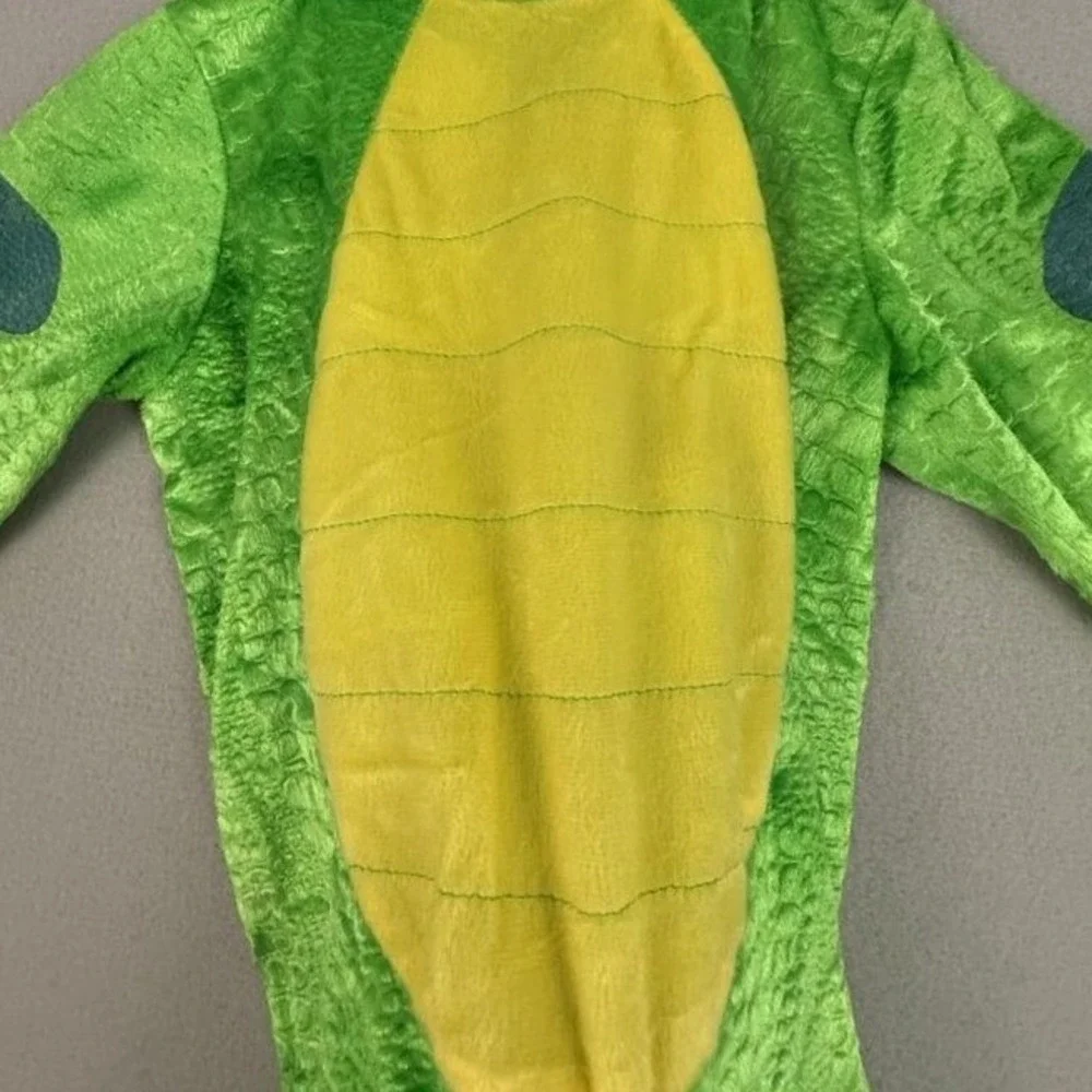 Spooktacular Creations Costume Unisex Small Green Dinosaur Triceratops Halloween